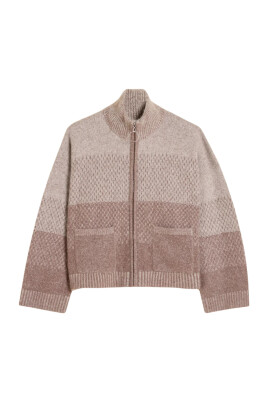 burgundy-knit-cardigan-with-zipper