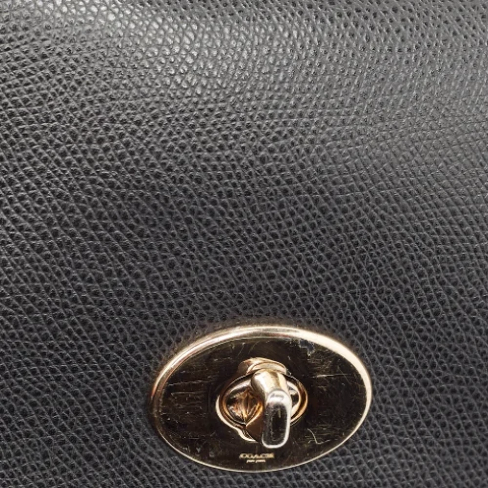 Coach Pre-owned Leather shoulder-bags Black Dames