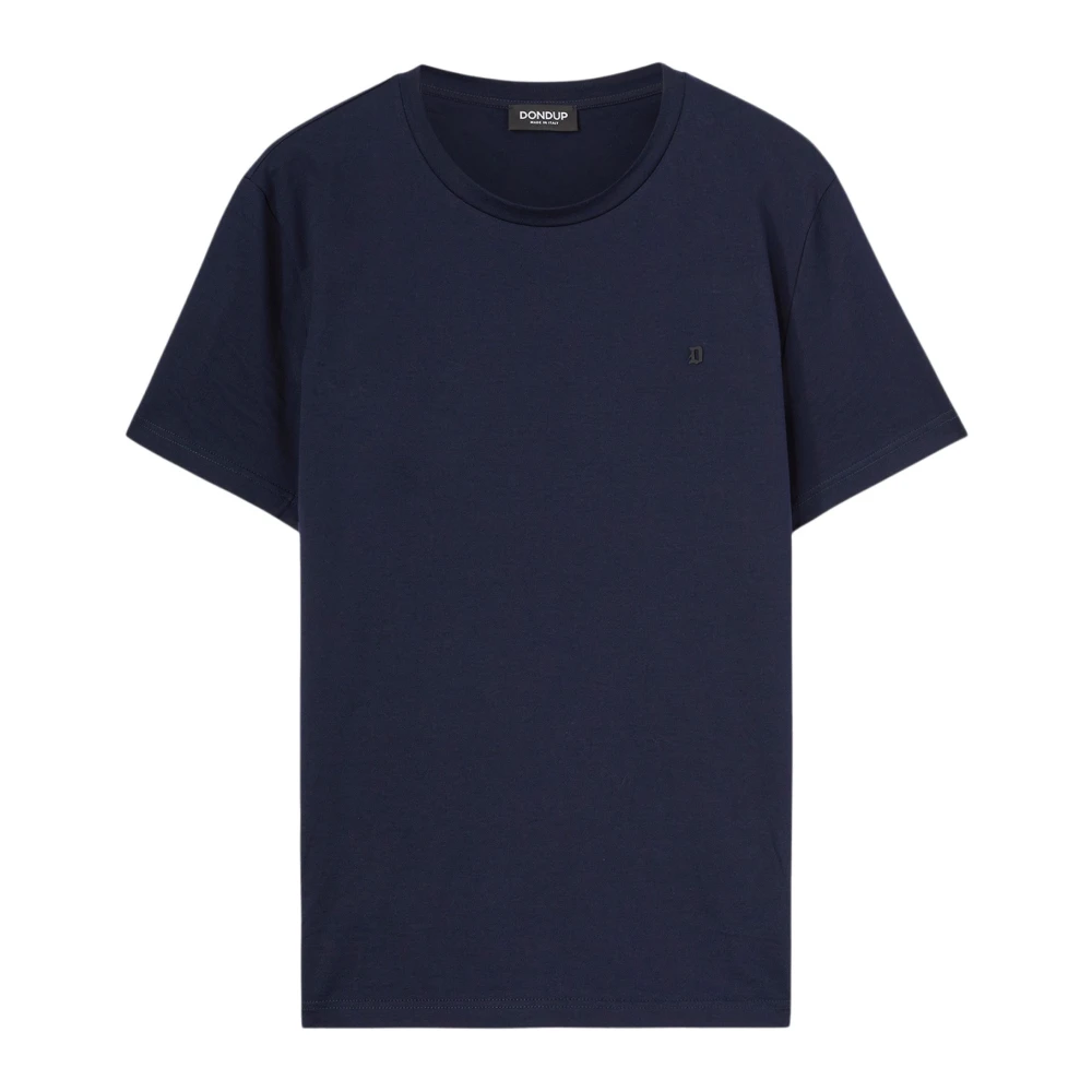 Dondup Blauwe Upgrade T-Shirt voor Mannen Blue Heren