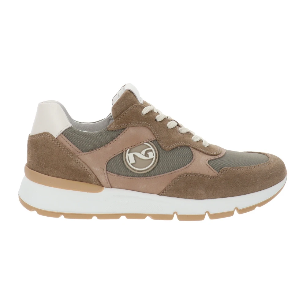 Nerogiardini Leren Sneakers Heren Schoenen Bruin