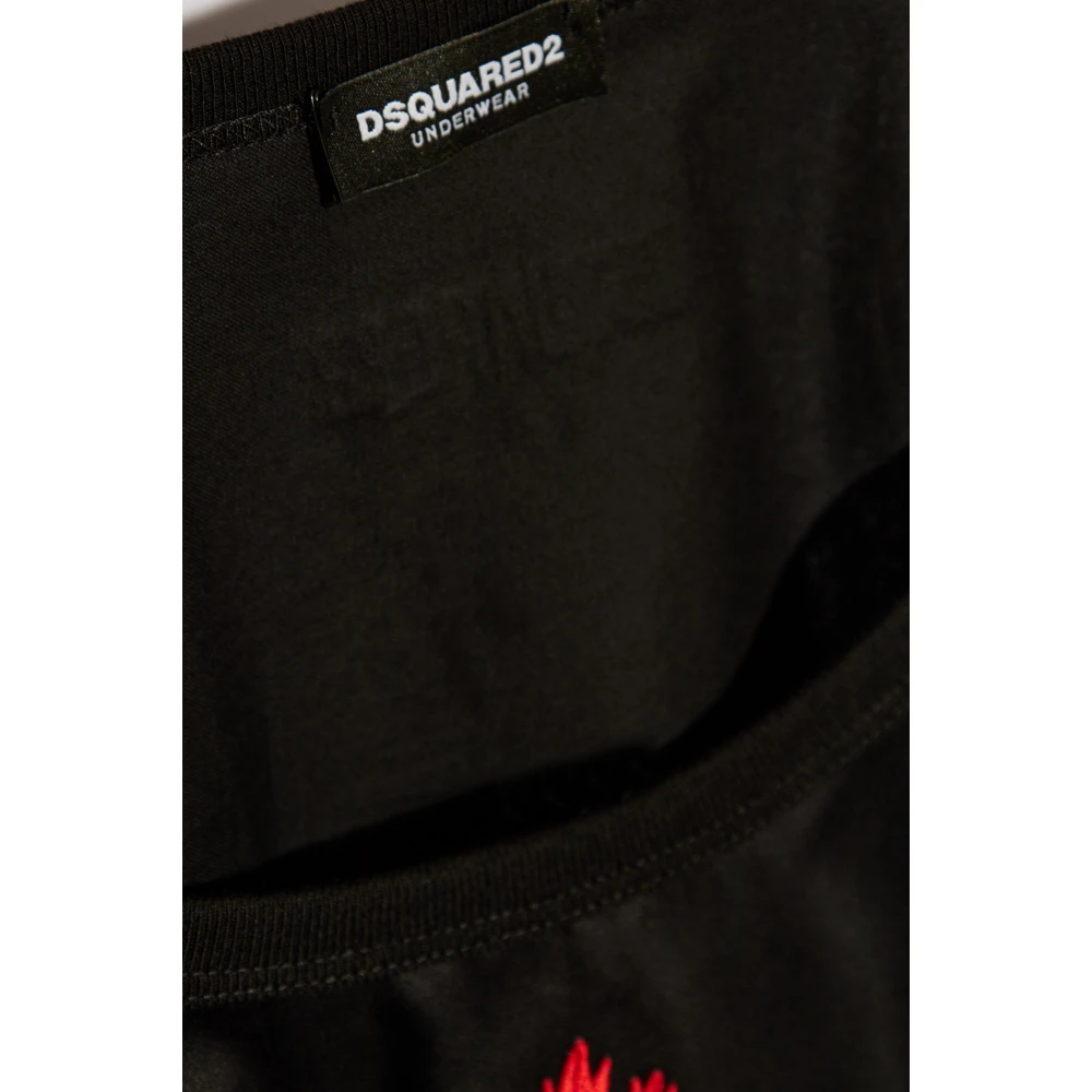 Dsquared2 Top uit de ondergoedcollectie Black Heren