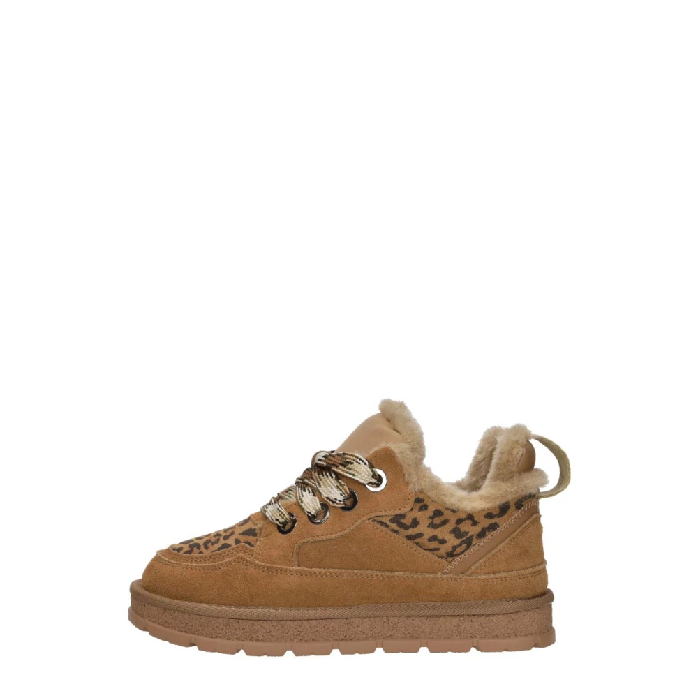 Shoecolate Veterschoenen Laag Dames Schoenen Bruin