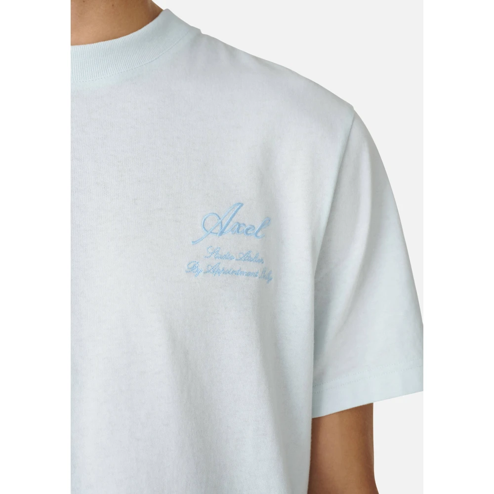 Axel Arigato Atelier T-Shirt Blue Heren