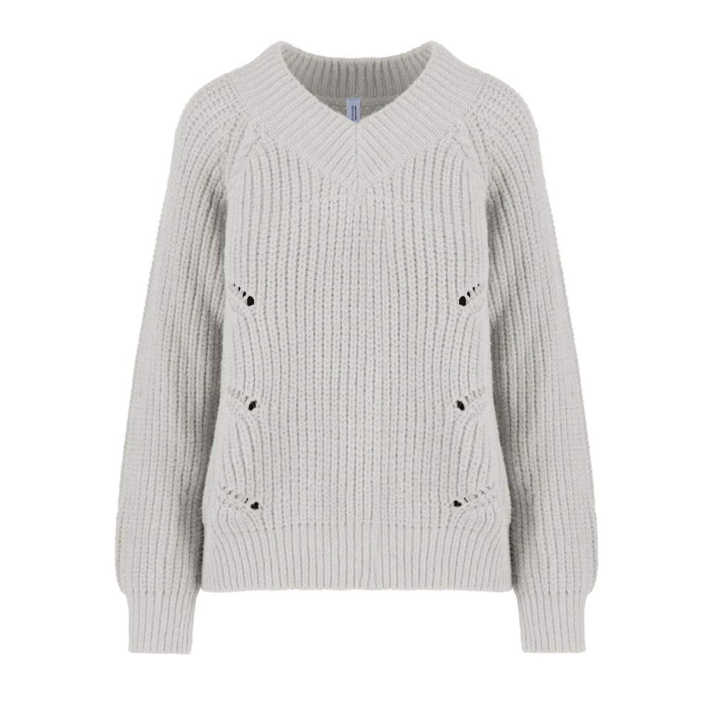 Knitwear > V-neck Knitwear - - BomBoogie - Modalova