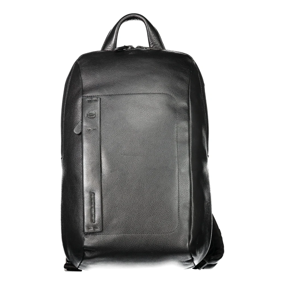 Piquadro Heren Rugzak Zwart Contrast Details Black Heren