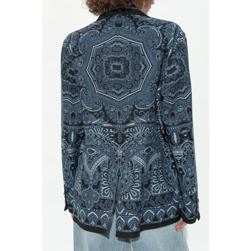 ETRO Gestreepte blazer Blue Dames