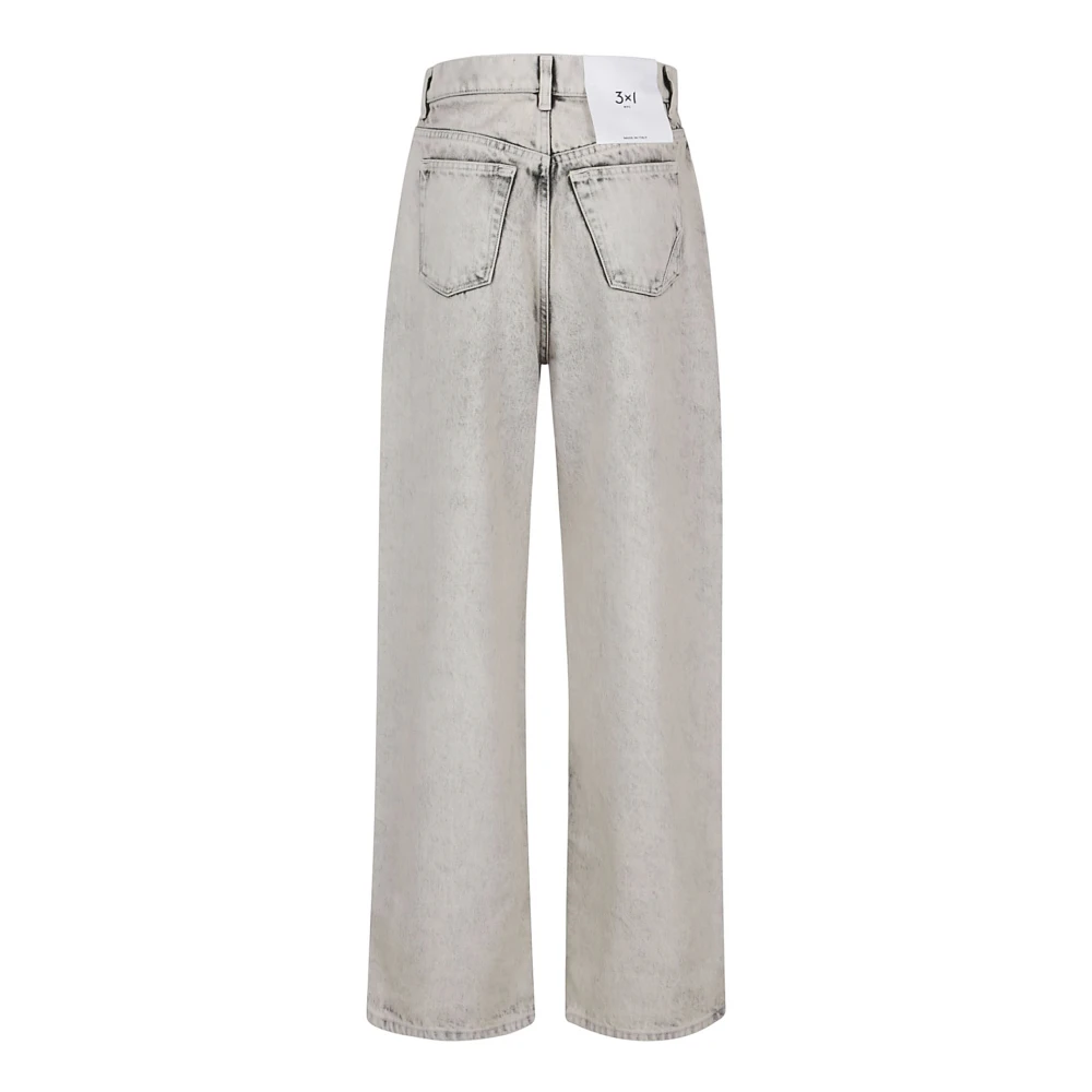 3X1 Denim Jeans Made in Italy Gray Dames