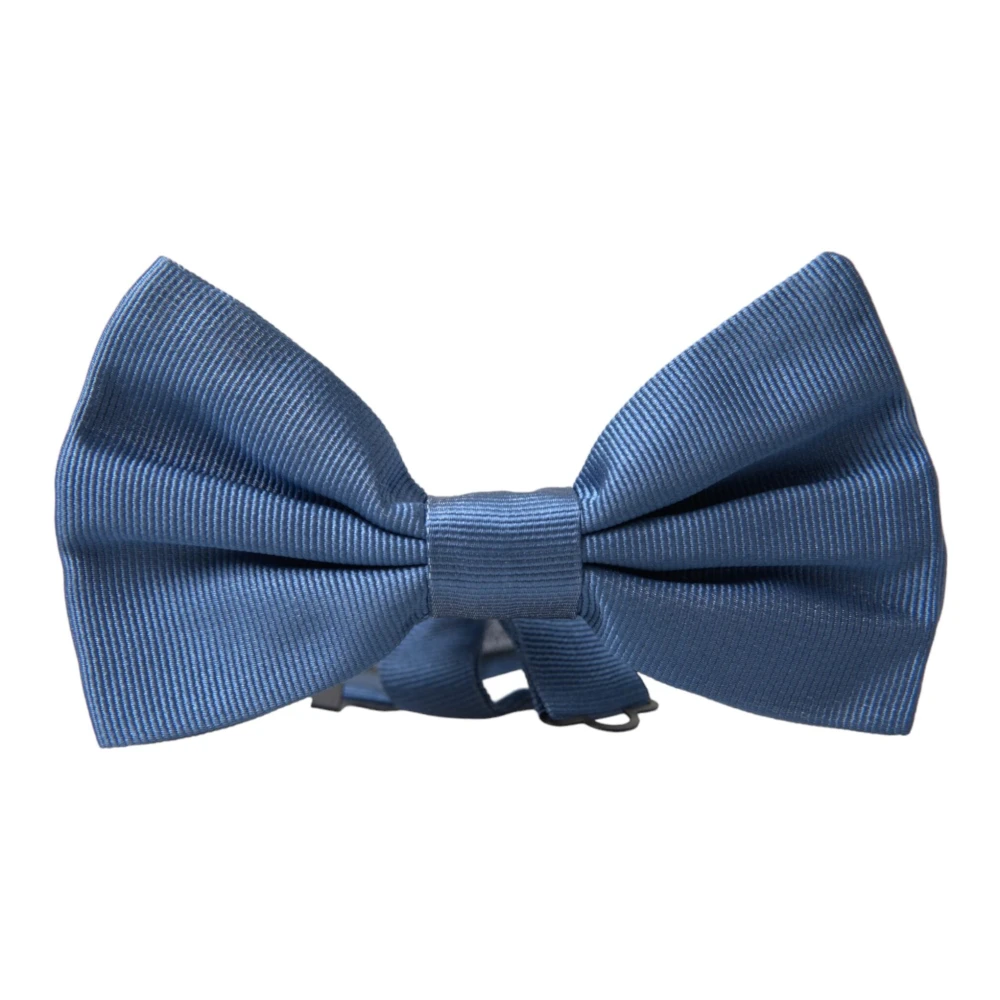 Dolce & Gabbana Blauwe Verstelbare Halsstrik Blue Heren