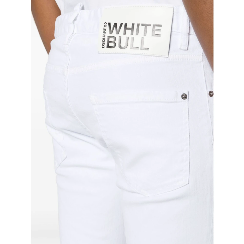 Dsquared2 Witte Jeans voor Mannen White Heren