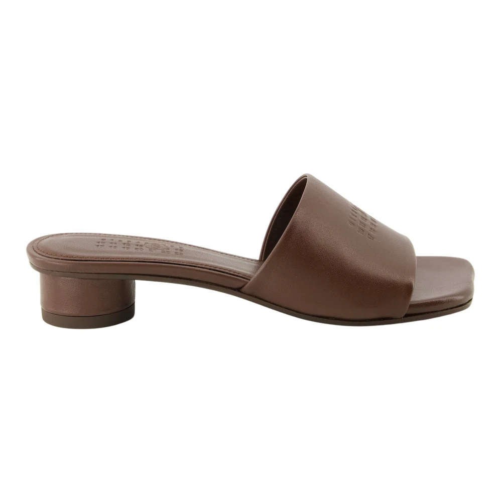 Mm6 Maison Margiela Donna Marrone - Sandali Con Tacco Anatomici - Shoes - 36 Eu
