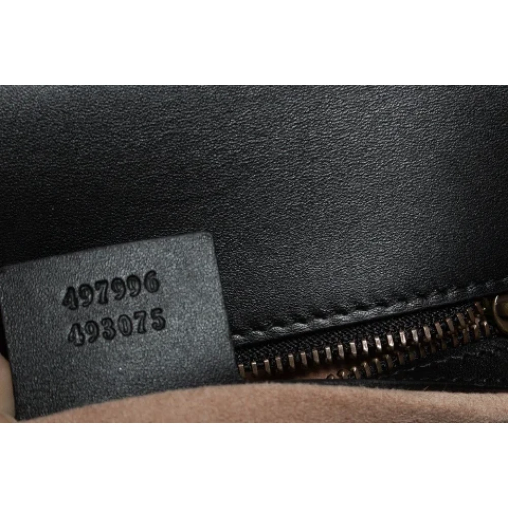 Gucci Vintage Pre-owned Leather handbags Brown Dames