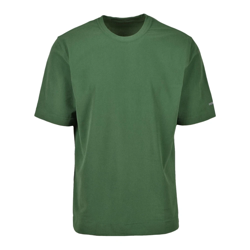 People of Shibuya Stijlvol T-shirt met elastaanmix Green Heren