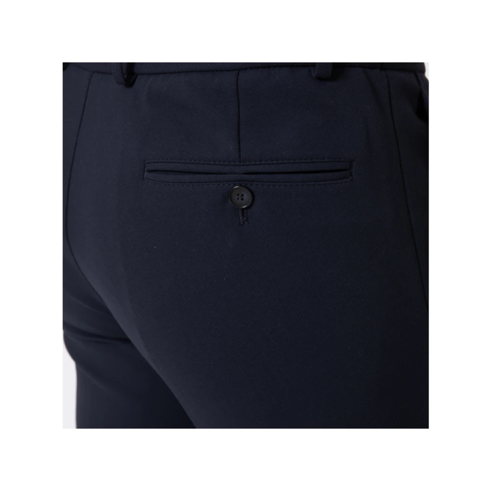 Karl Lagerfeld Donkerblauwe broek met koord Blue Heren