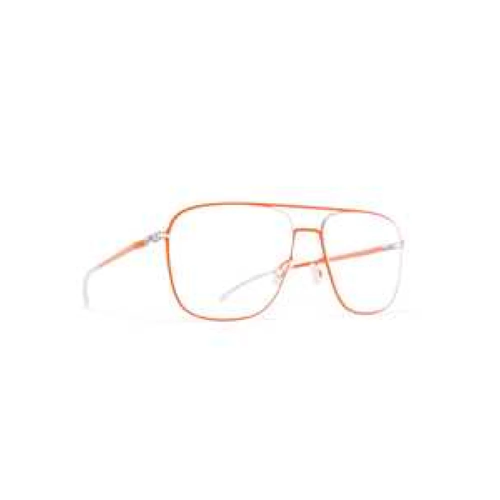 Mykita Stijlvolle Brilmontuur voor Dagelijks Gebruik Orange Unisex