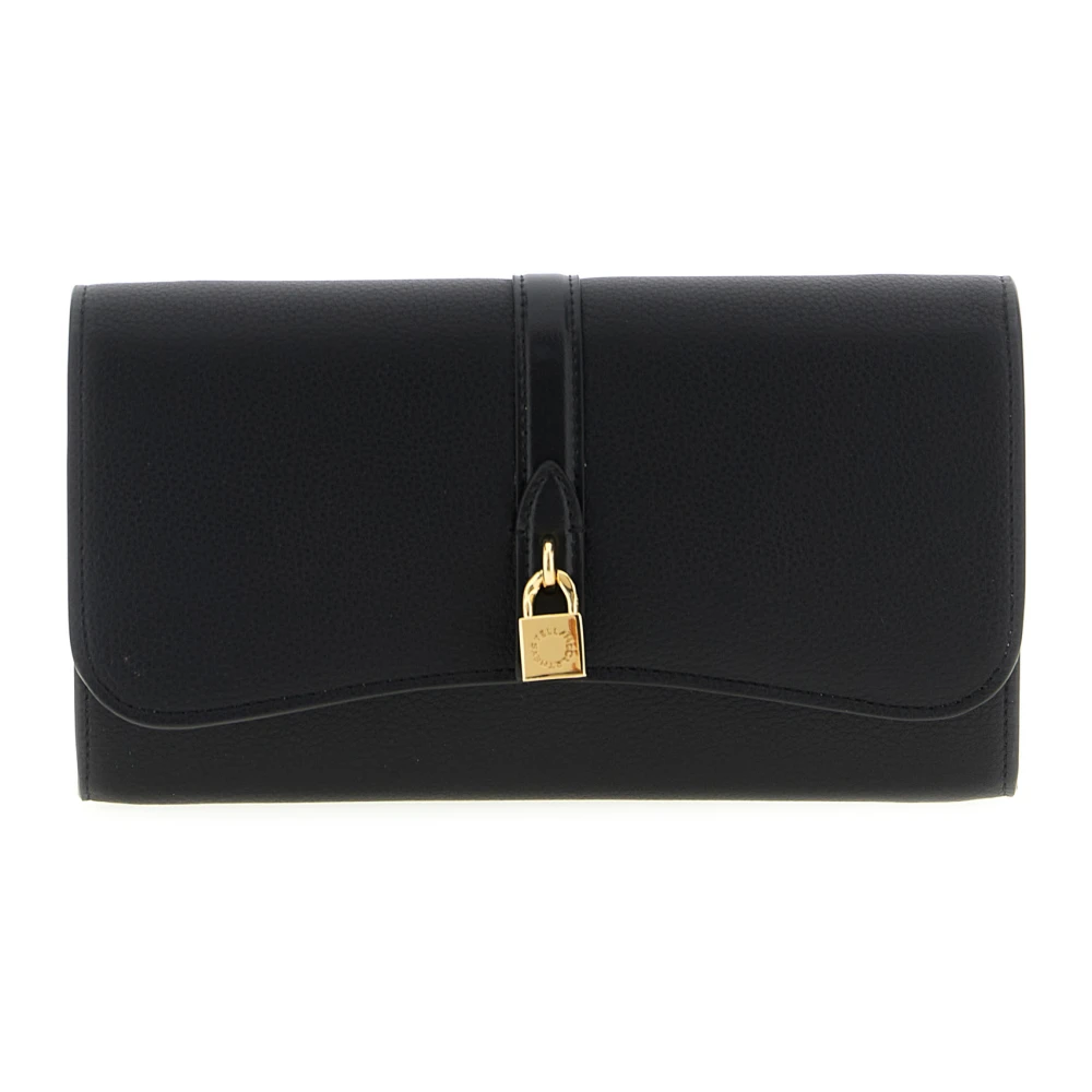 Stella Mccartney Women's Black Ryder Wallet On Chain