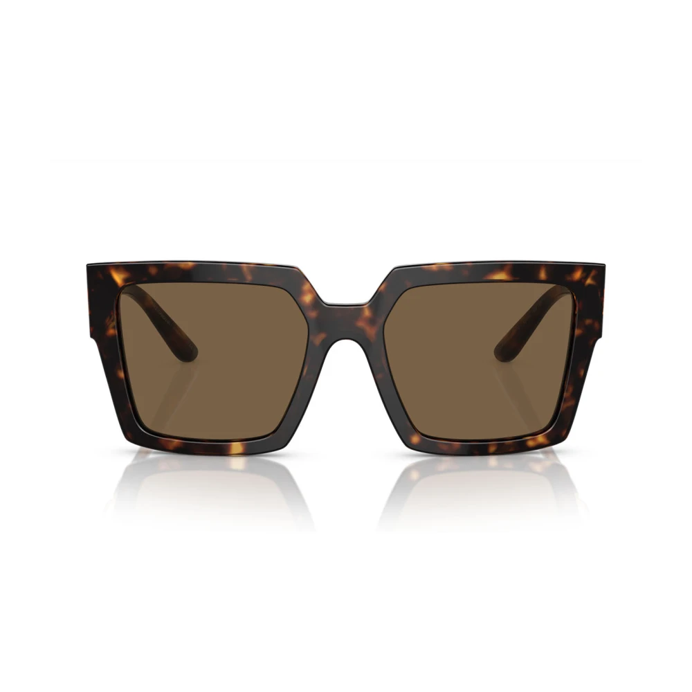 Dolce & Gabbana Brown Sunglasses, Female, 53 Mm, Square Sunglasses