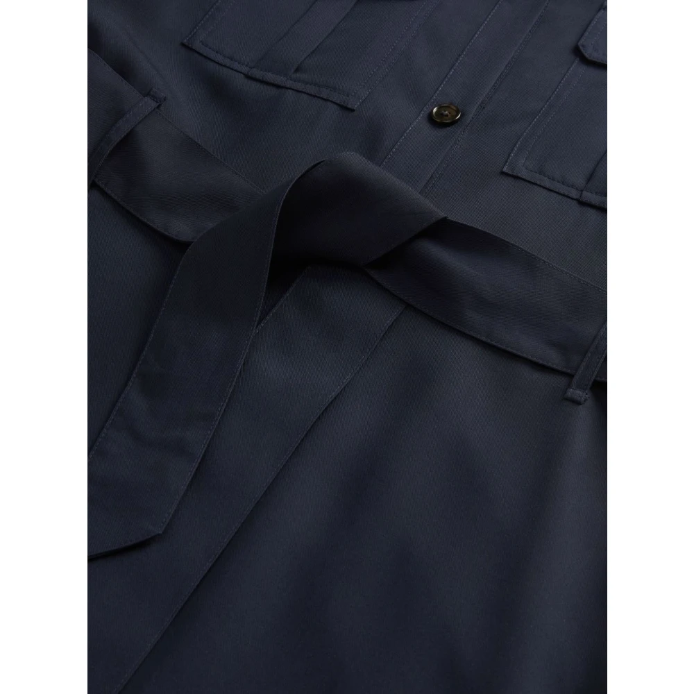 Woolrich Blauwe Jurken voor Vrouwen Blue Dames