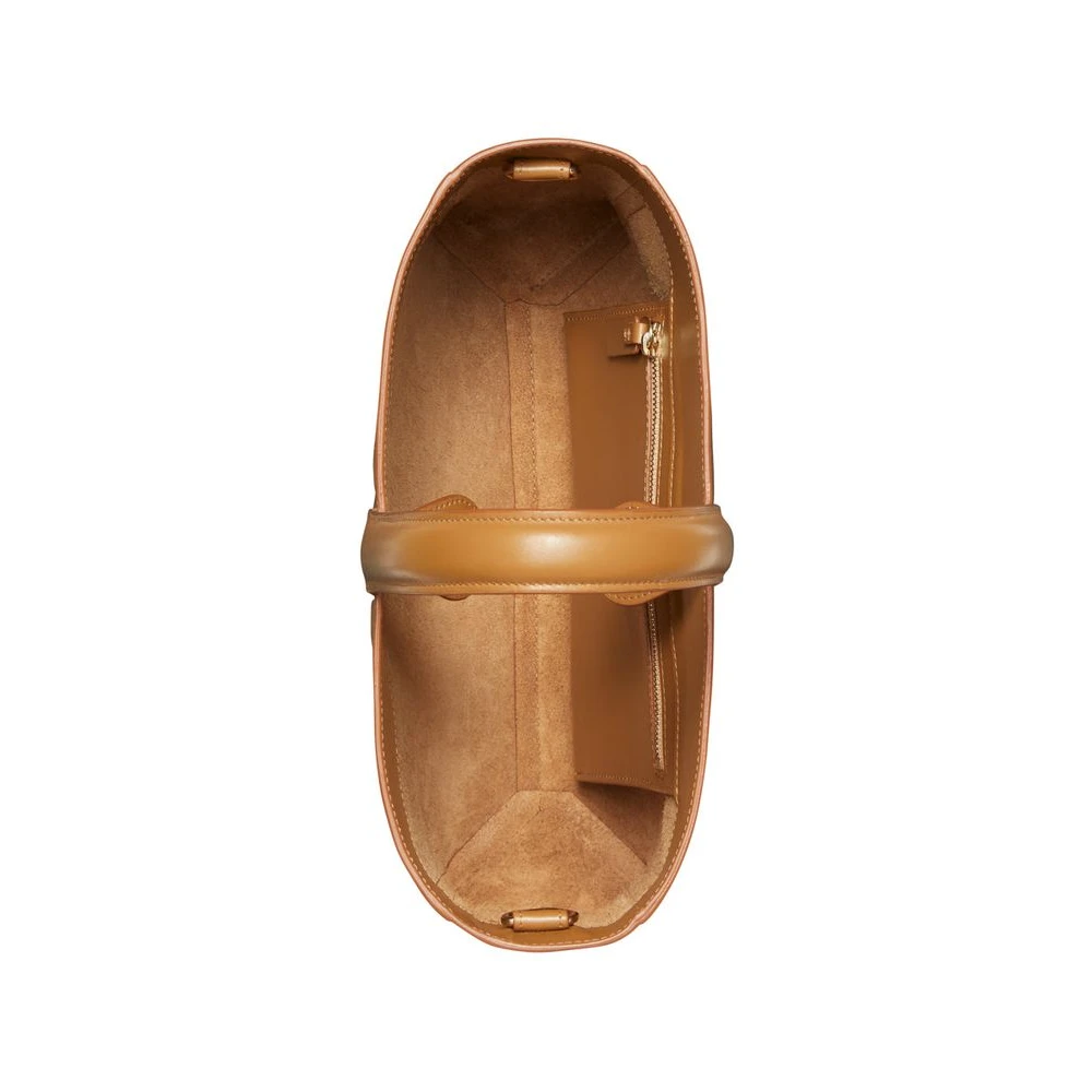 Ines De La Fressange Paris Moderne Kameel Leren Handtas Brown Dames