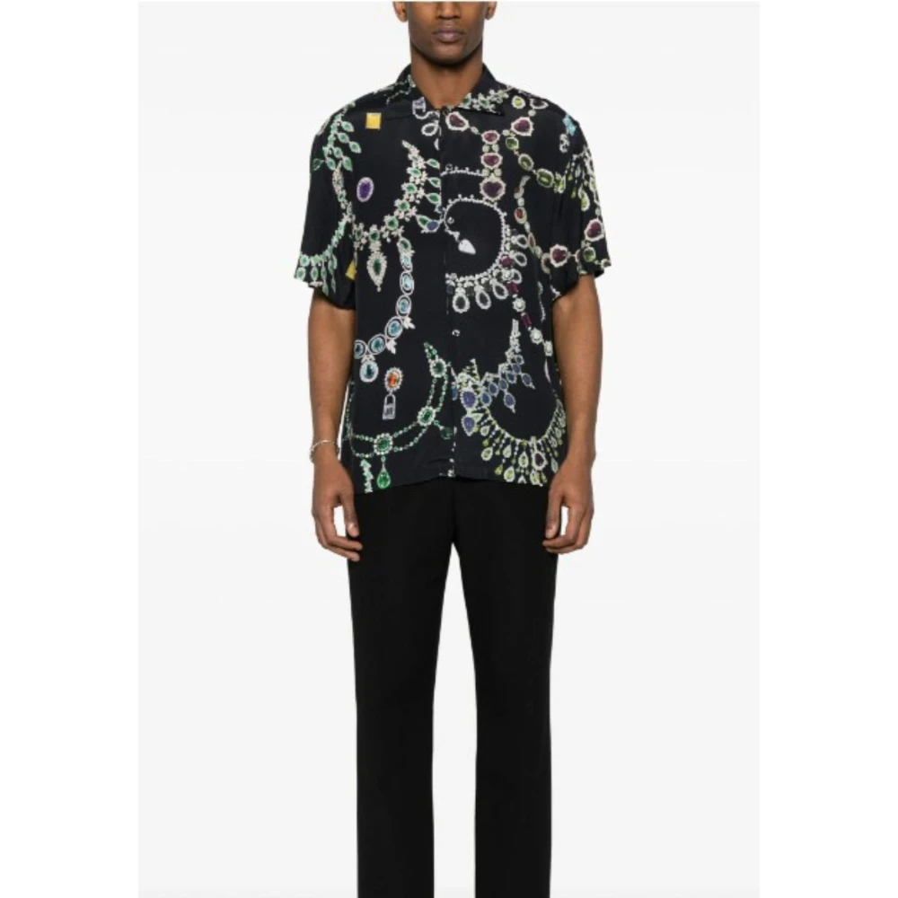John Richmond Heren Casual Overhemd Black Heren