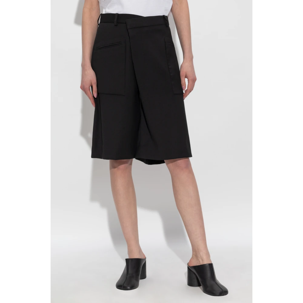 R13 Shorts met zakken Black Dames