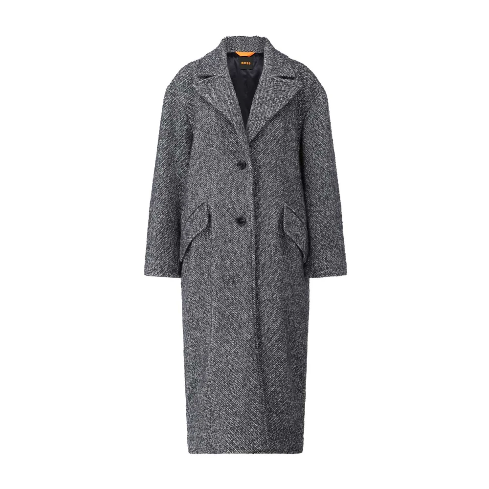 Hugo Boss Klassieke wollen jas Gray Dames