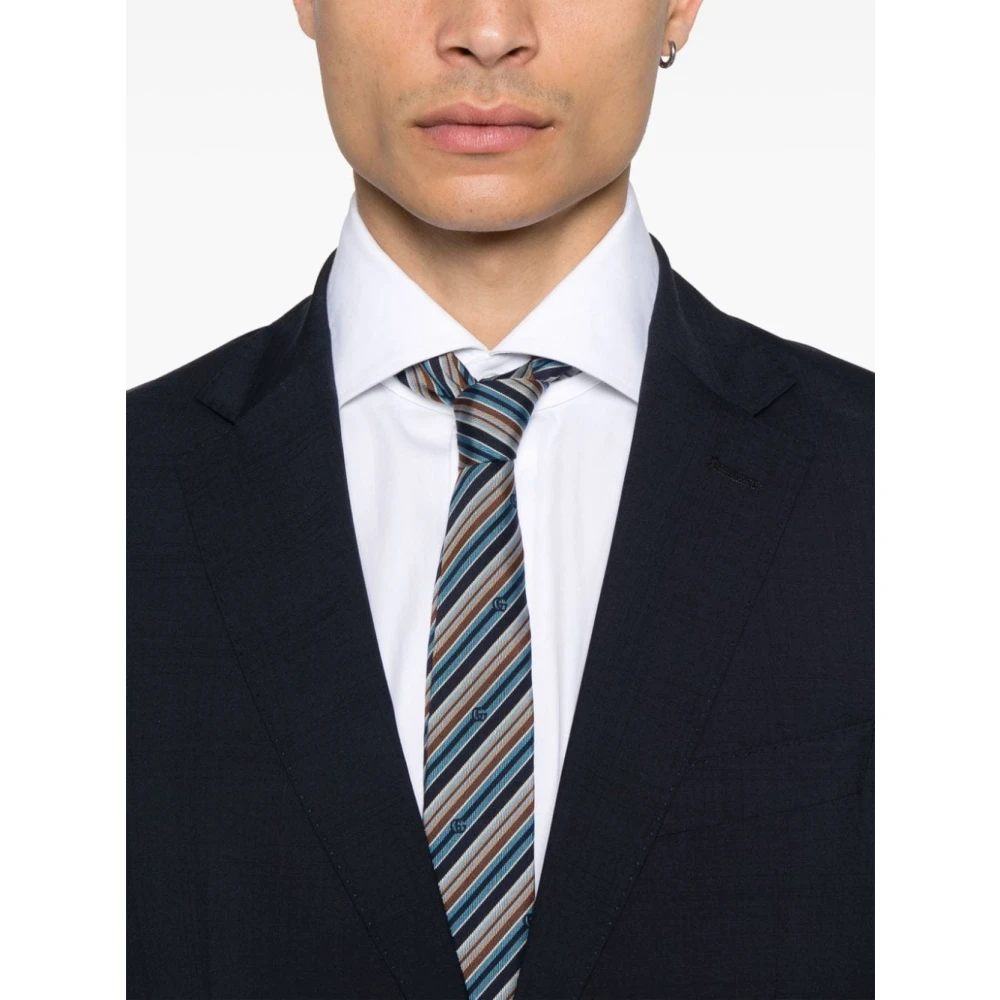 Hugo Boss Blauwe Jurk Set Met Revers Blue Heren