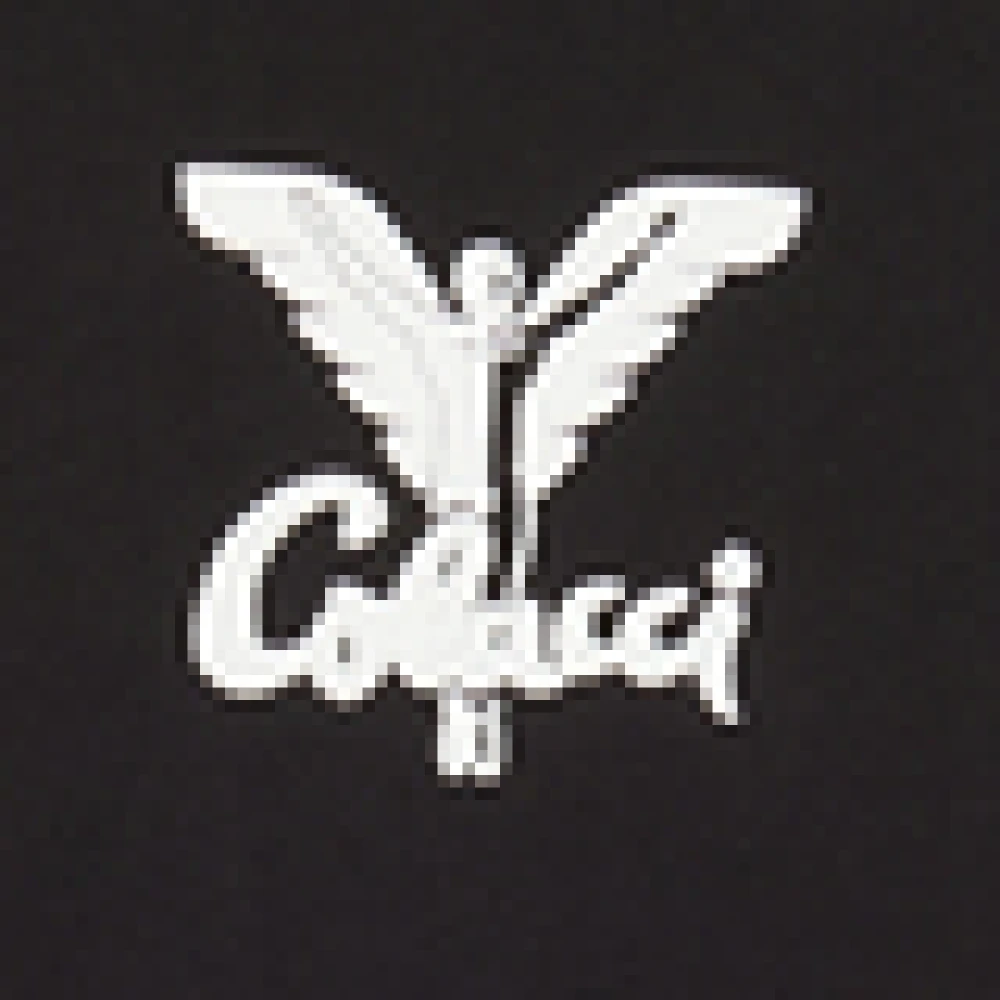 carlo colucci Oversize Unisex Sweatshirt Black Heren
