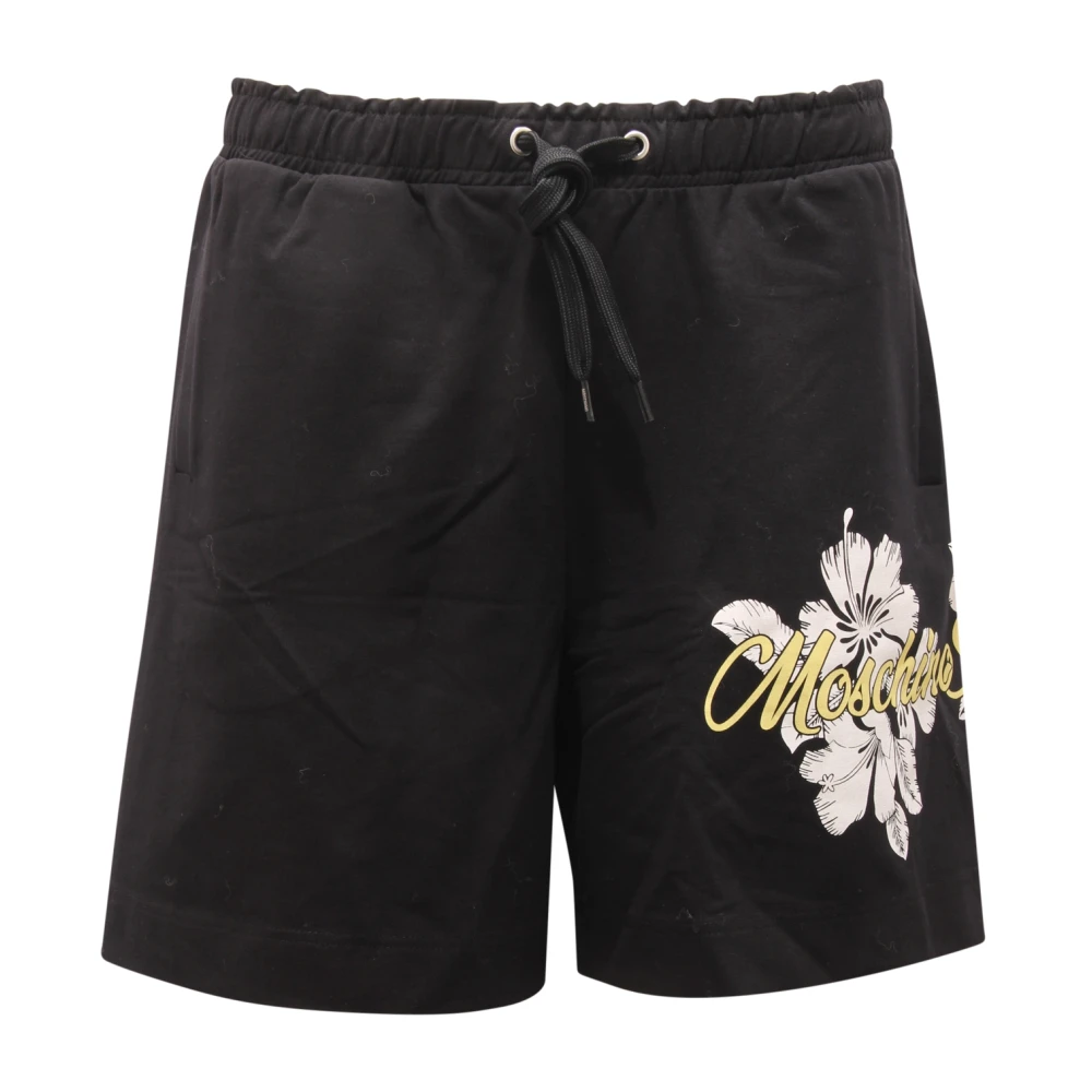 Moschino Men's Black Casual Shorts, L, Bermuda Short Swimwear