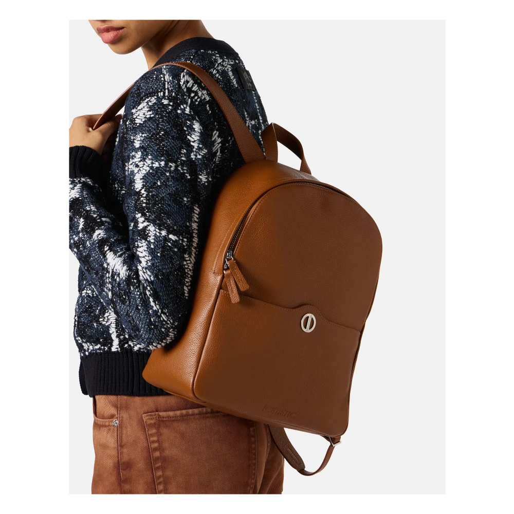 Iceberg Willer leren rugzak in coccio kleur Brown Dames