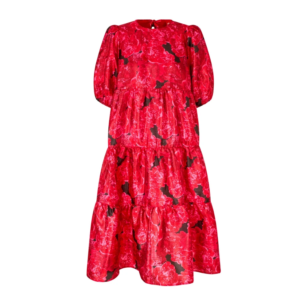 Cras Chique Pink Peony Jurk Multicolor Dames