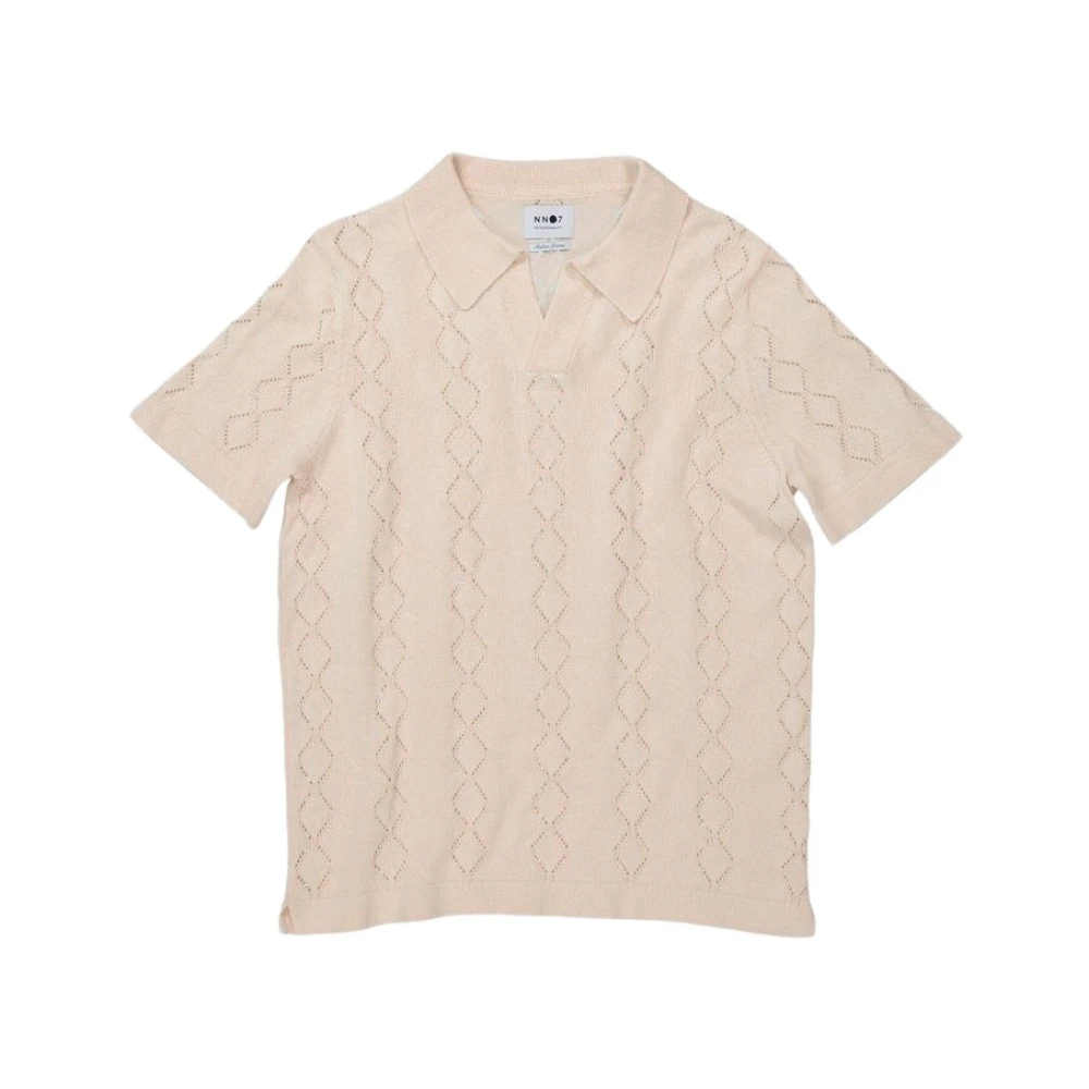 Nn07 Polo Shirts Beige, Herr