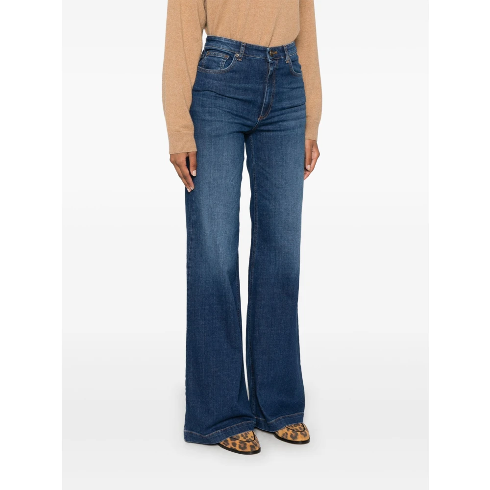 Twinset Mid-Seasonal Fit Denim Jeans Blue Dames