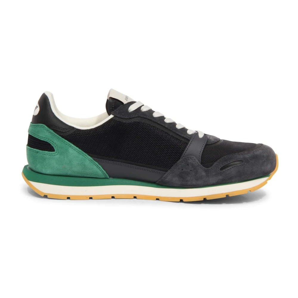 Armani Donkergrijs+ +Groene Schoenen Heren Schoenen Zwart
