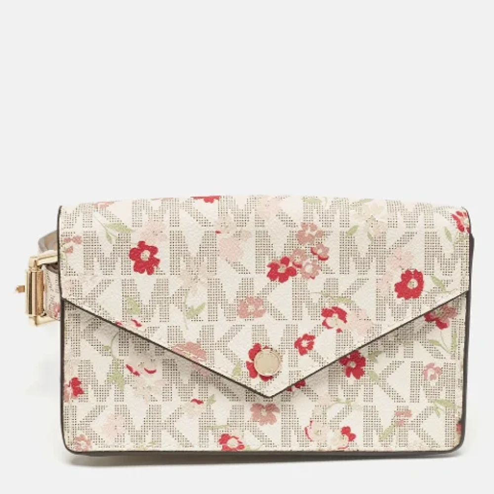 Michael Kors Pre-owned Canvas crossbody-bags Multicolor Dames