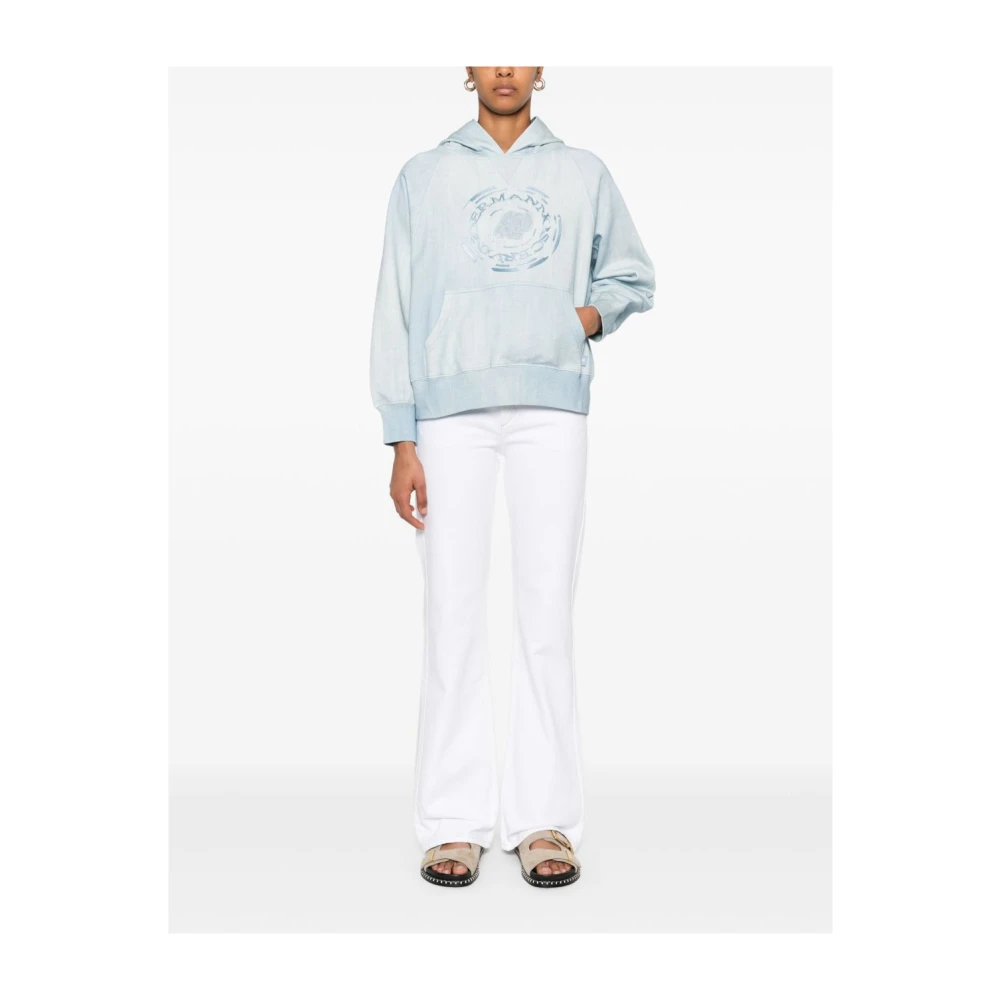 Ermanno Scervino Lichtblauwe trui met Franse terry Blue Dames