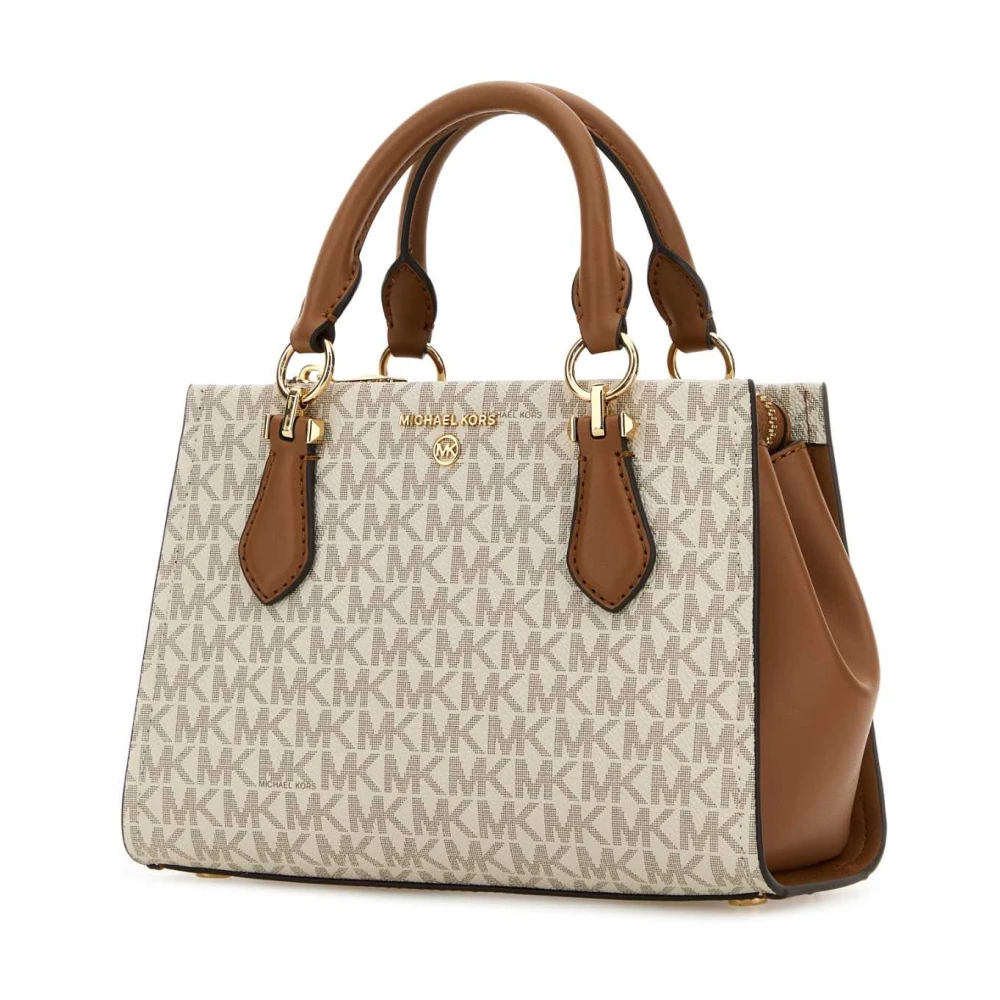 Michael Kors Marilyn bedrukte canvas handtas Beige Dames