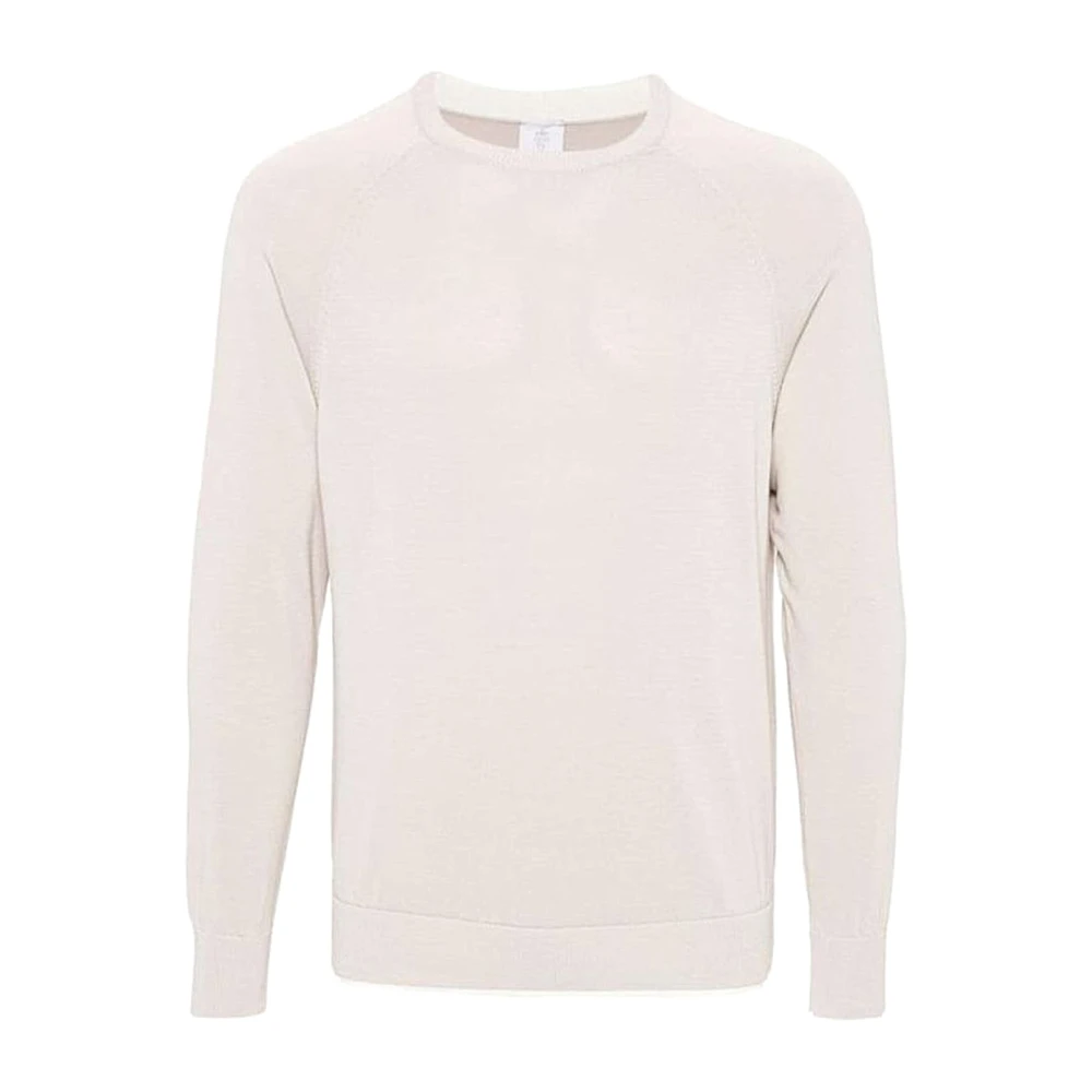 Eleventy Stijlvolle Gebreide Top voor Vrouwen Beige Heren