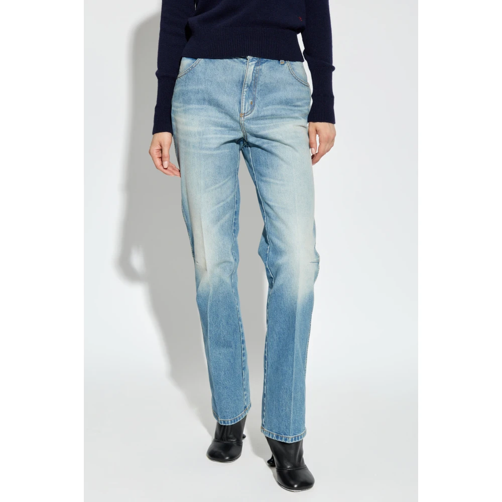 Victoria Beckham Straight-leg jeans Blue Dames