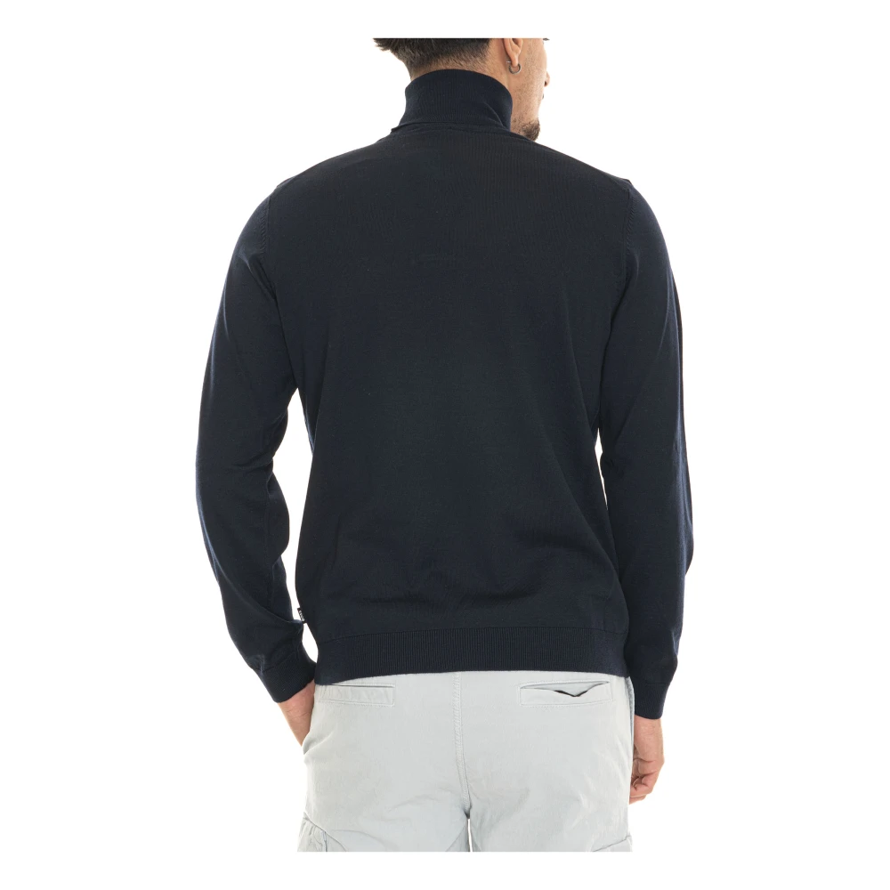 Boss Musso-P Turtleneck Pullover Blue Heren