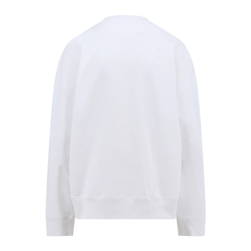 Stella Mccartney Witte Sweatshirt met Logo Print White Dames