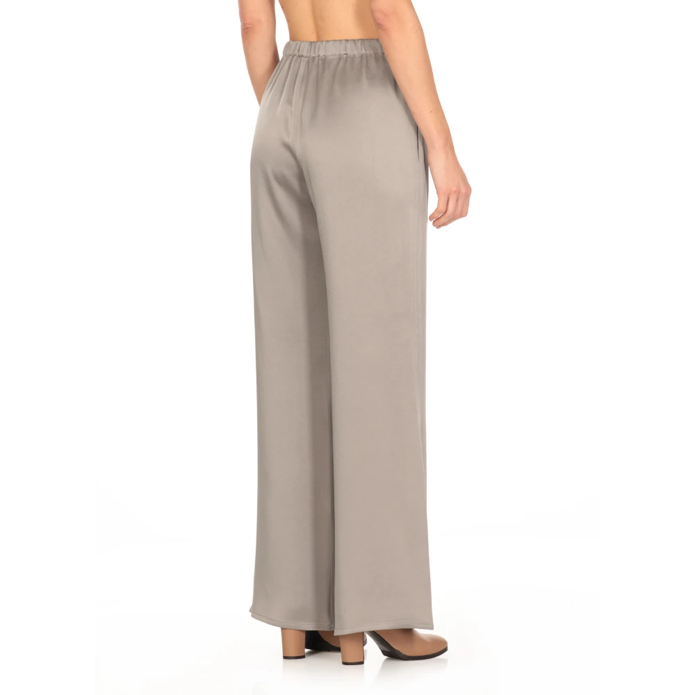 Antonelli Firenze Beige Elastische Taille Broek voor Vrouwen Beige Dames