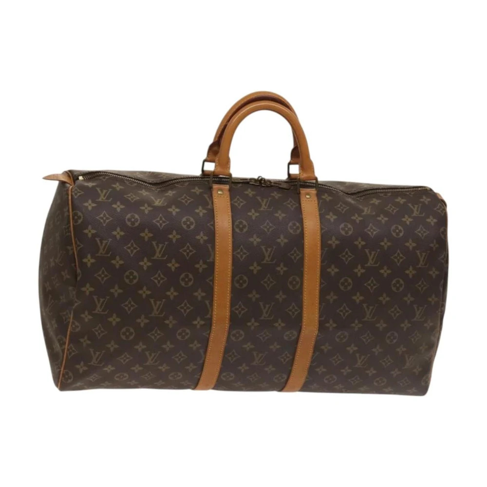 Louis Vuitton Vintage Women's Brown Pre-Owned Vintage Monogram Canvas Travel Bag