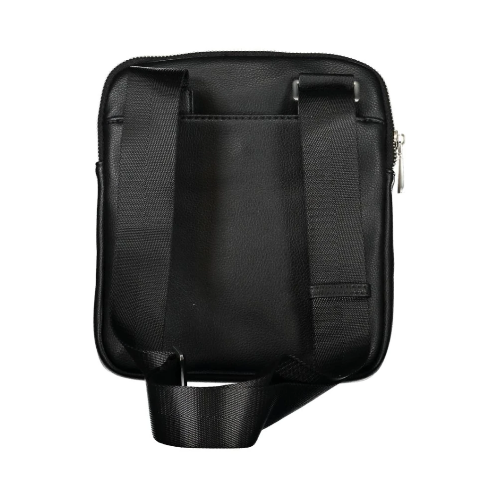 Guess Zwarte Slimme Schoudertas voor Mannen Black Heren