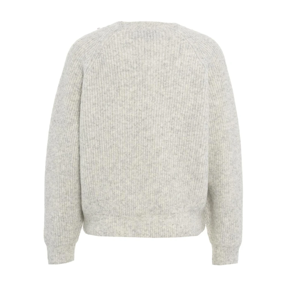 Kaos Grijze Gebreide Kleding Aw24 voor Vrouwen Gray Dames
