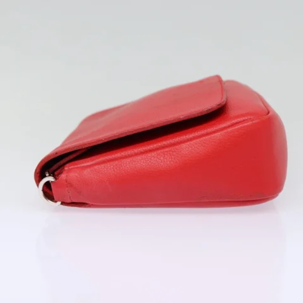 Louis Vuitton Vintage Pre-owned Leather louis-vuitton-bags Red Dames