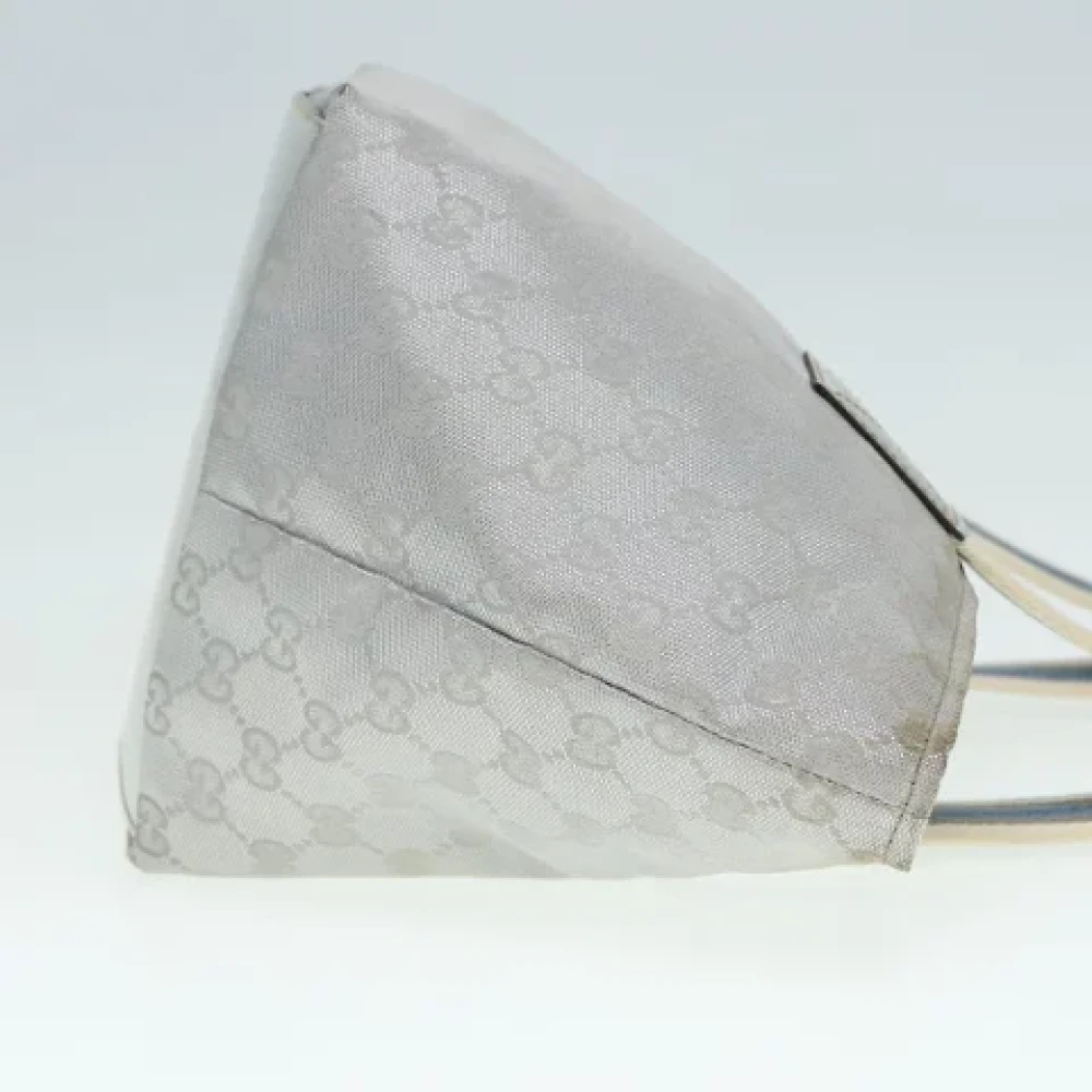 Gucci Vintage Pre-owned Canvas handbags Gray Dames