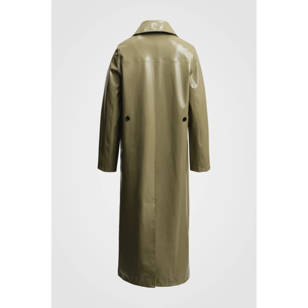 Stutterheim Opal Regen Trenchcoat Green Dames