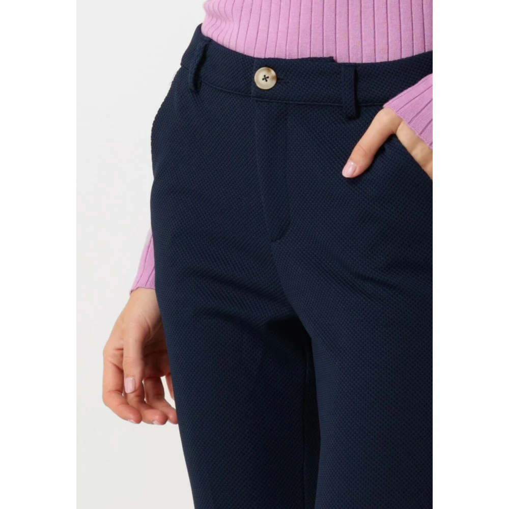 Pom Amsterdam Eternal Blue Elegante Broek Blue Dames