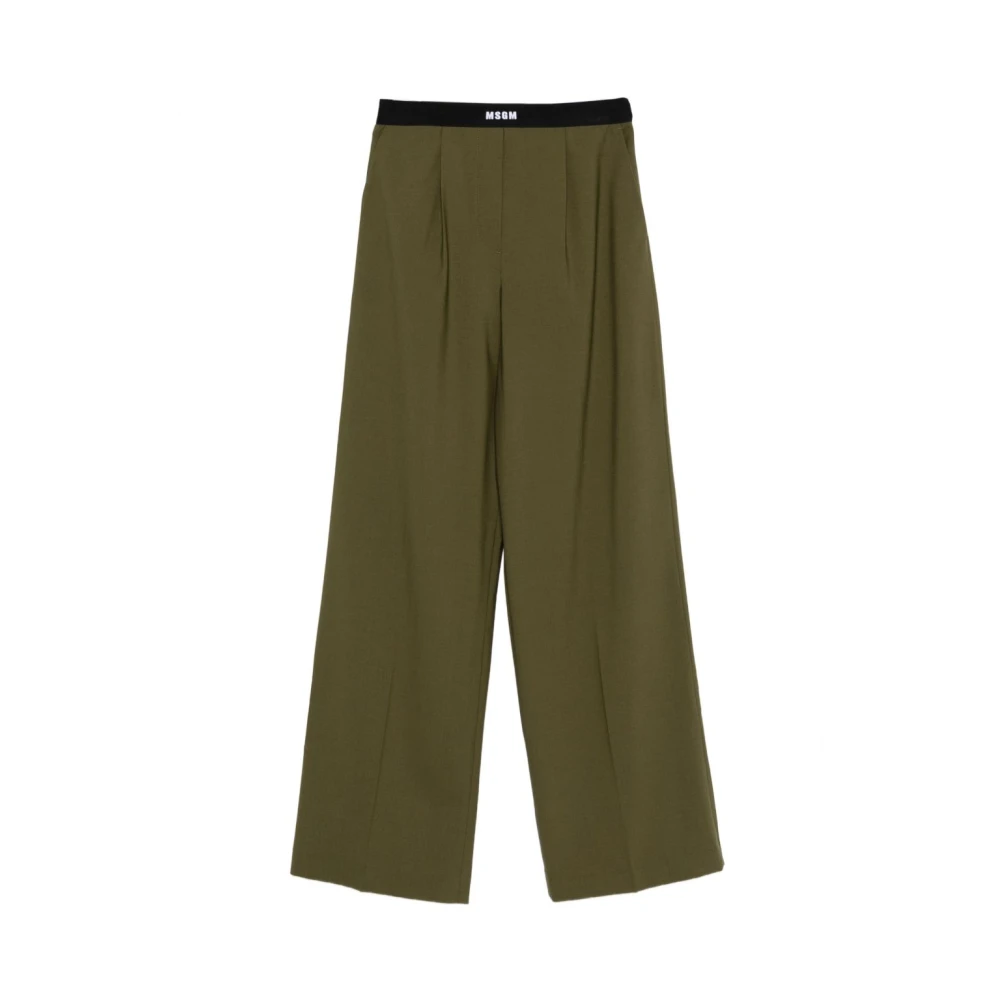 Trousers > Wide Trousers - - Msgm - Modalova