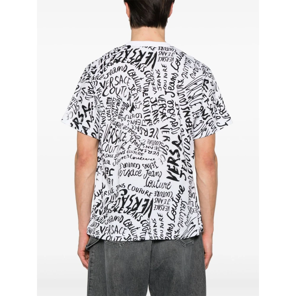 Versace Jeans Couture Heren T-shirts & Polo's in Zwart Multicolor Heren